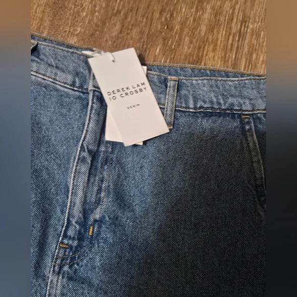 Derek Lam 10 Crosby Women's Sutton Vintage Long Denim Skirt Size 28 $295 NWT - Picture 6 of 9